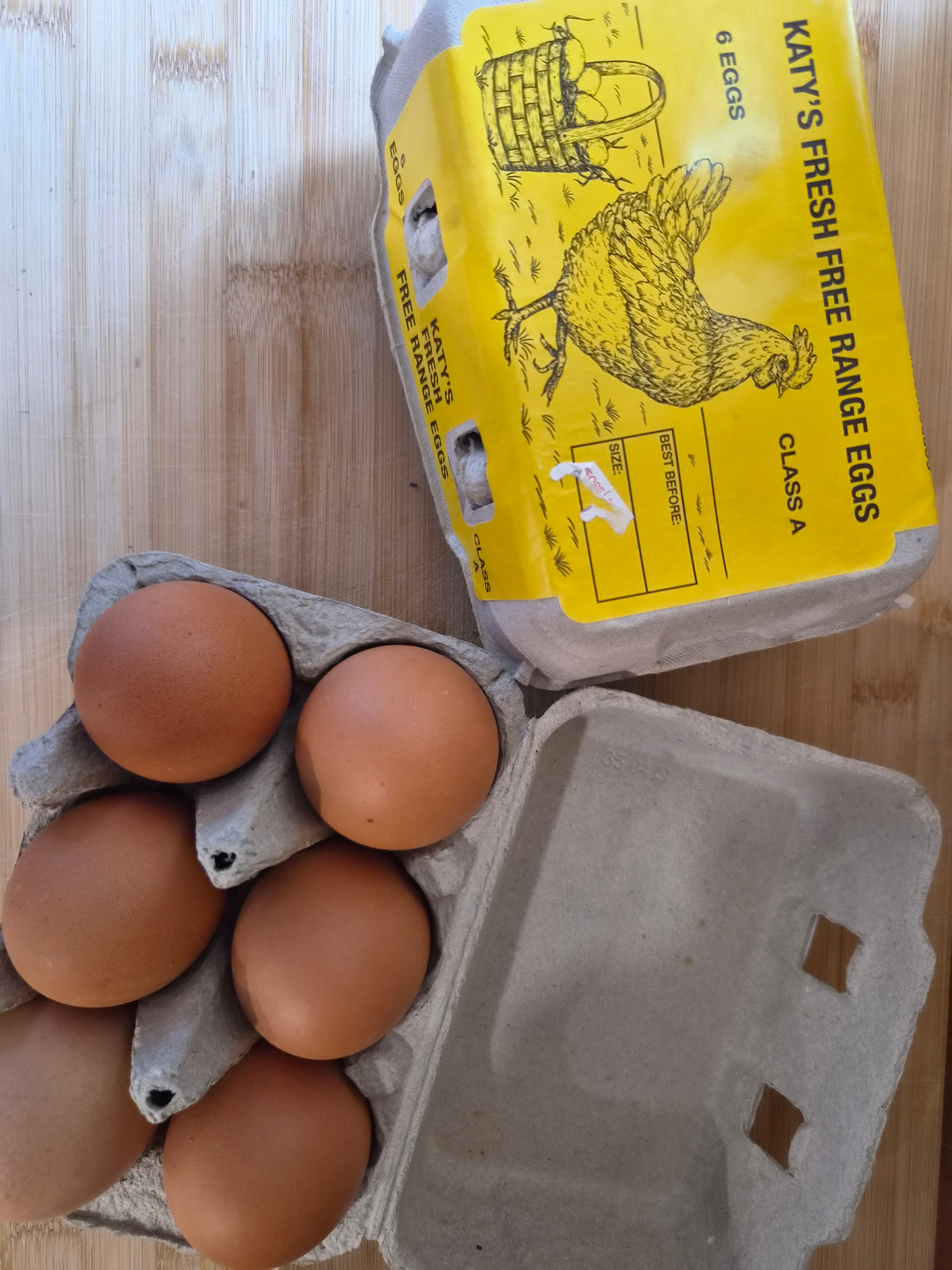 Free Range Eggs (Box of 6)